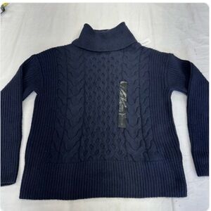 Banana Republic Dark Blue Turtle Neck Sweater
